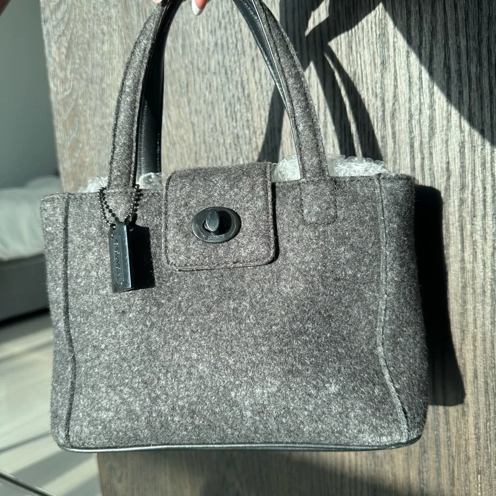 Coach • 8189 Wool Mini Tote - Picture 1 of 14